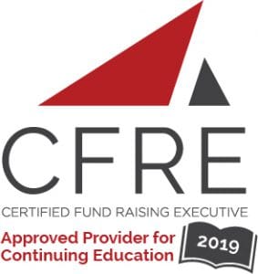 Approved Provider for 2019 CFRE Continuing Education - Download PDF