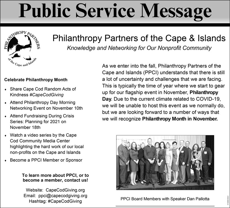 PPCI PSA in Cape Cod Times