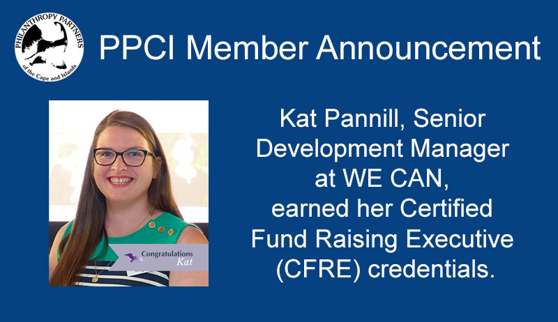Kat Pannill earns CFRE Certification